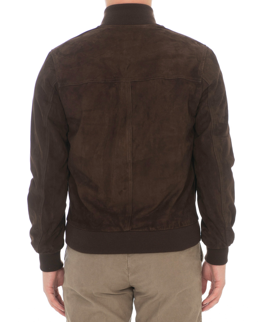 Men | Coats & Jackets | Valstar | Valstarino Suede Jacket Dark Brown