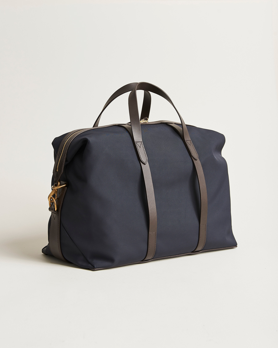 Men | Bags | Mismo | M/S Avail 48h Nylon Weekendbag Navy/Dark Brown