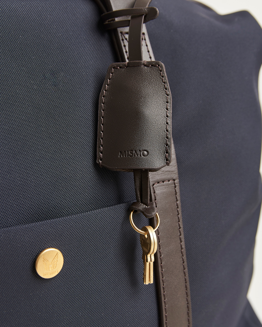 Men | Bags | Mismo | M/S Avail 48h Nylon Weekendbag Navy/Dark Brown