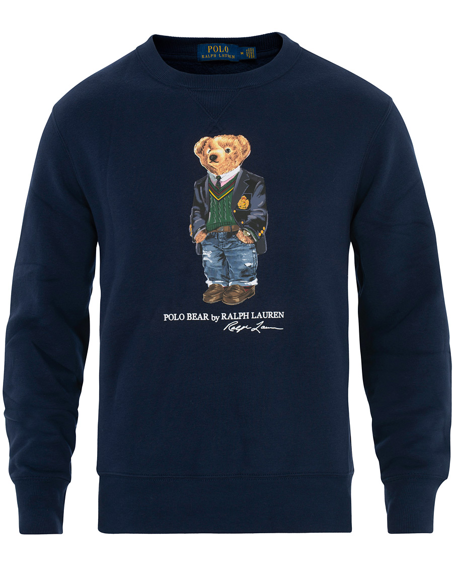 Polo Ralph Lauren Printed Ivy League Bear Sweatshirt Cruise Navy hos CareOf