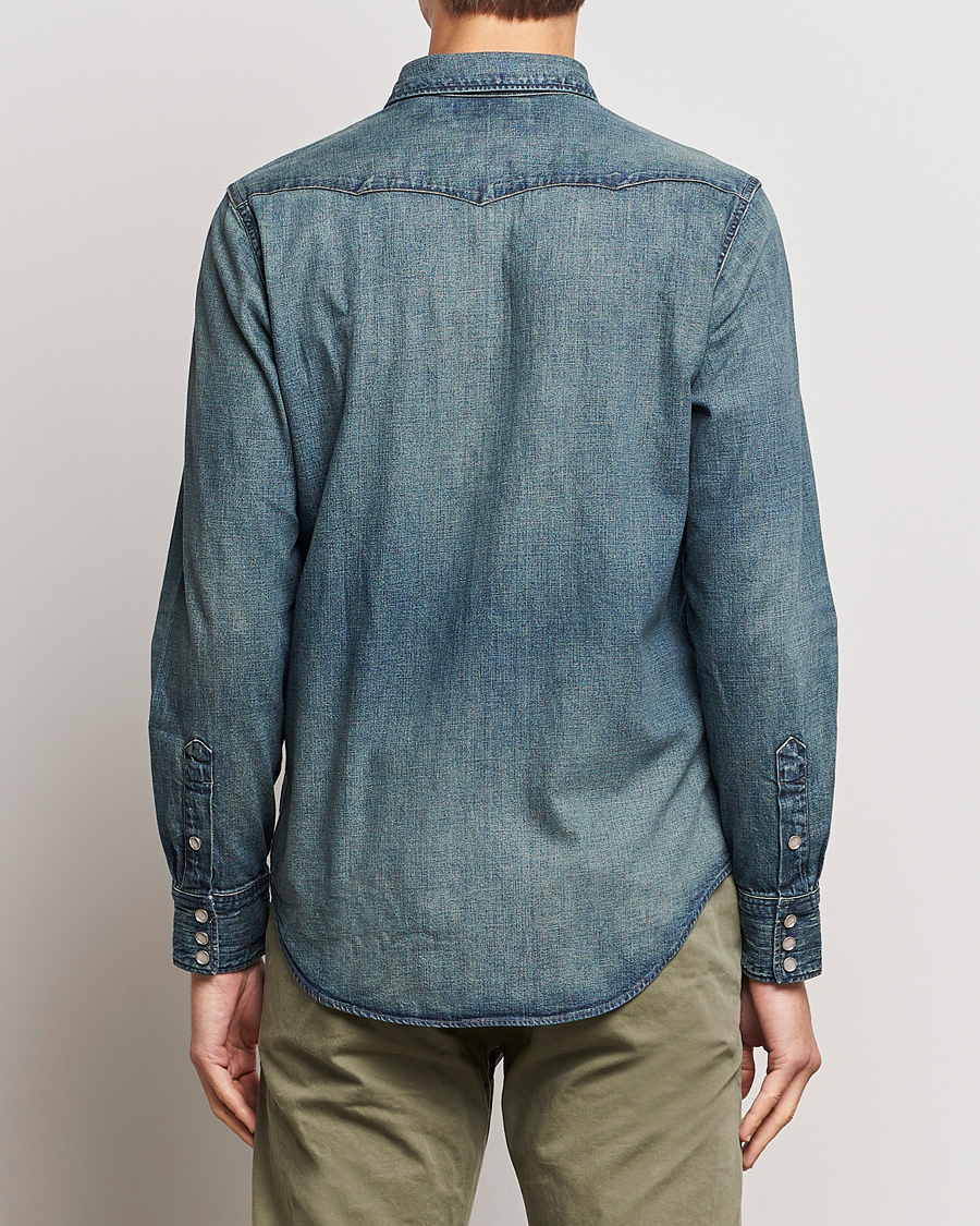 Men | Shirts | RRL | Buffalo Western Shirt Dark Wash