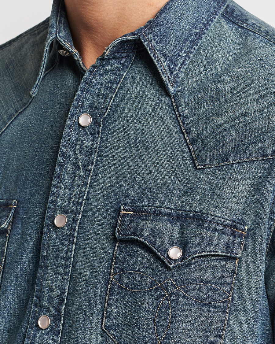Men | Shirts | RRL | Buffalo Western Shirt Dark Wash