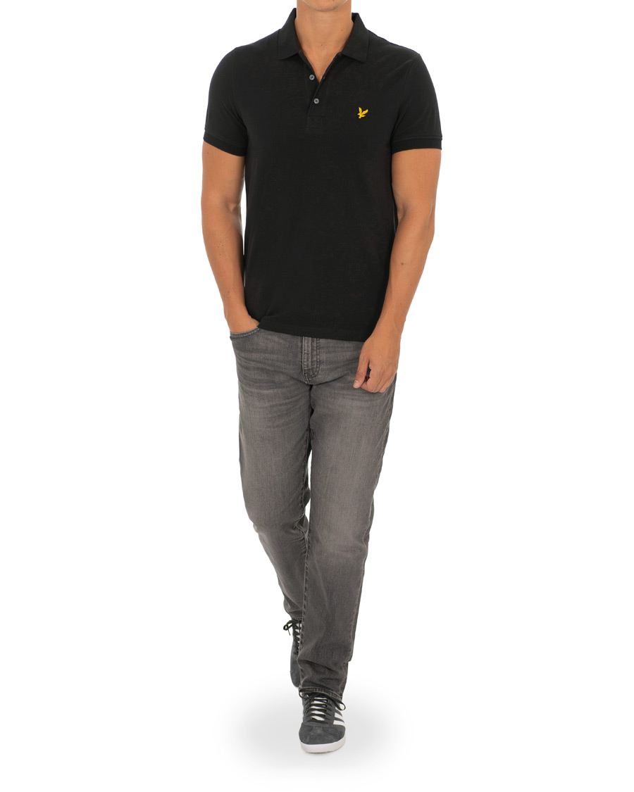 Men | Polo Shirts | Lyle & Scott | Plain Polo Shirt True Black