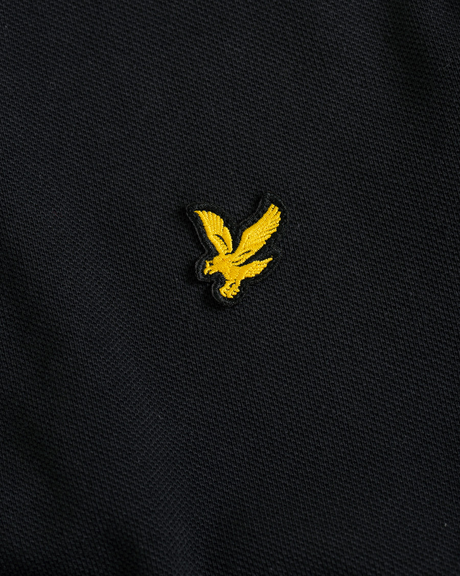 Men | Polo Shirts | Lyle & Scott | Plain Polo Shirt True Black