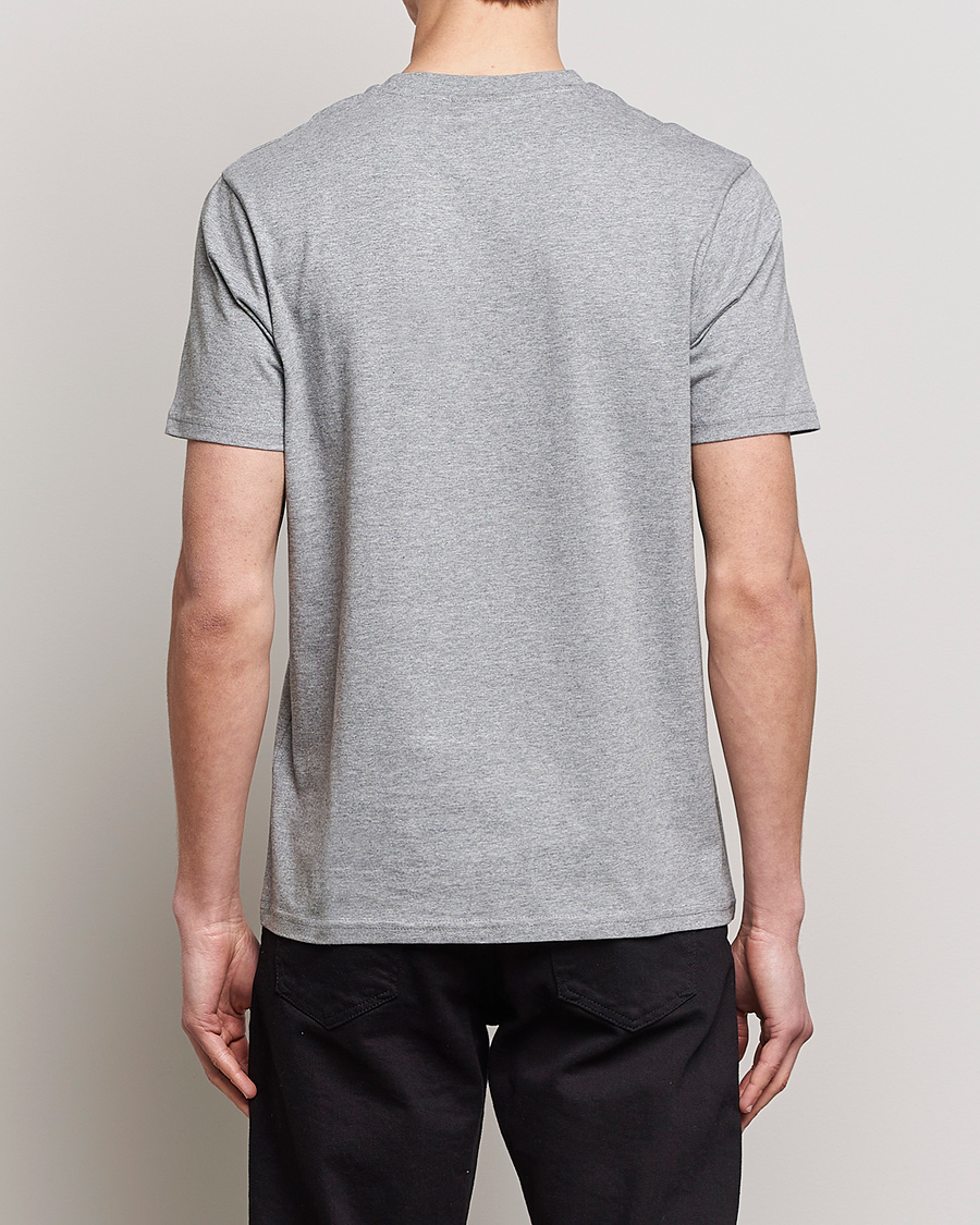 Men | T-Shirts | Lyle & Scott | Crew Neck Organic Cotton T-Shirt Mid Grey Marl