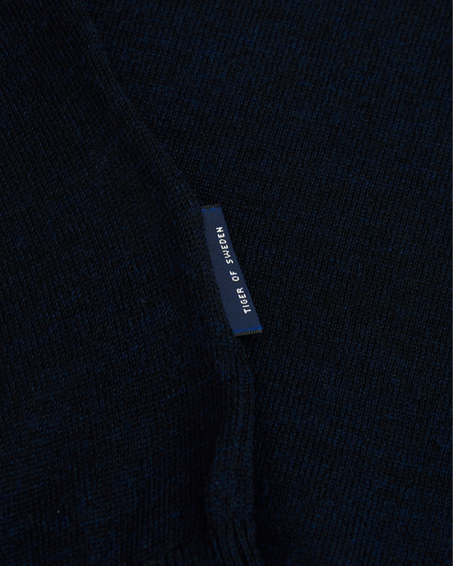 Men | Sweaters & Knitwear | Tiger of Sweden | Rael V-Neck Pullover Navy