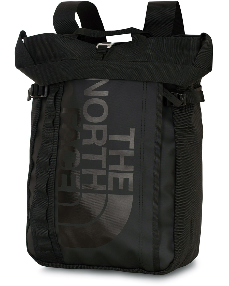 the north face base camp tote bag in black