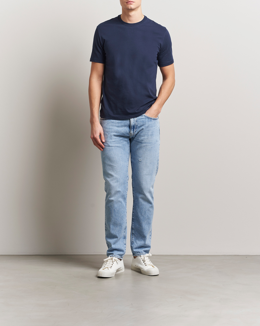Men | T-Shirts | Levi's | 2-Pack Crew Neck T-Shirt Navy/White