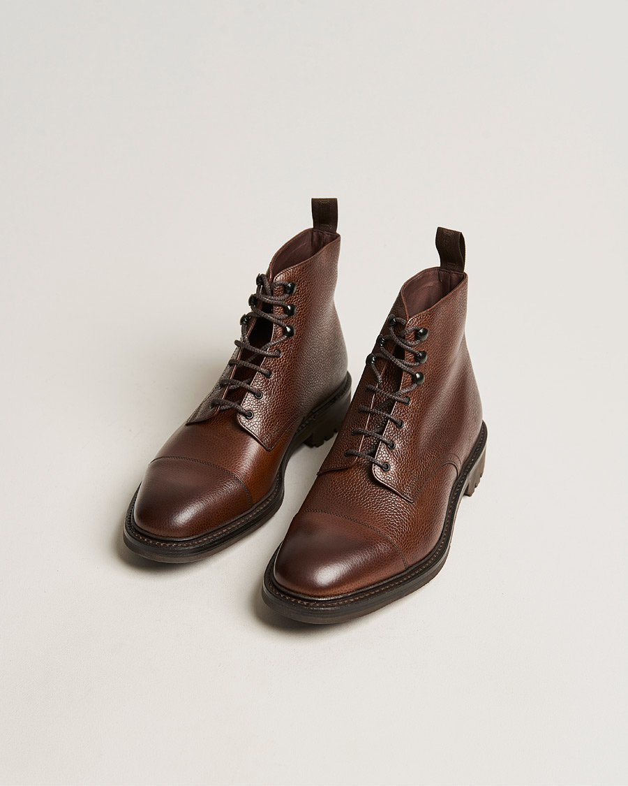 Men | Loake 1880 | Loake 1880 | Sedbergh Derby Boot Brown Grain Calf