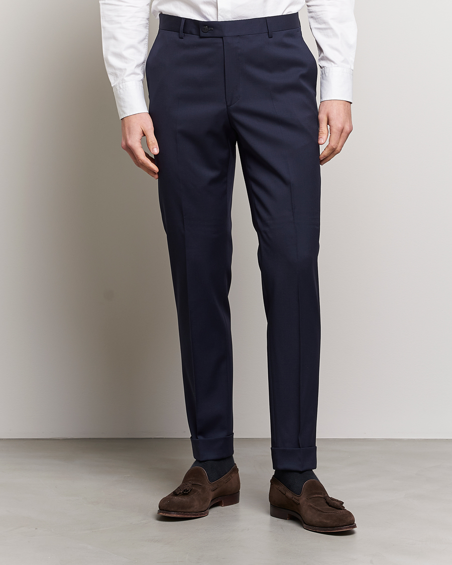 Men | Suit Trousers | Morris Heritage | Prestige Suit Trousers Navy