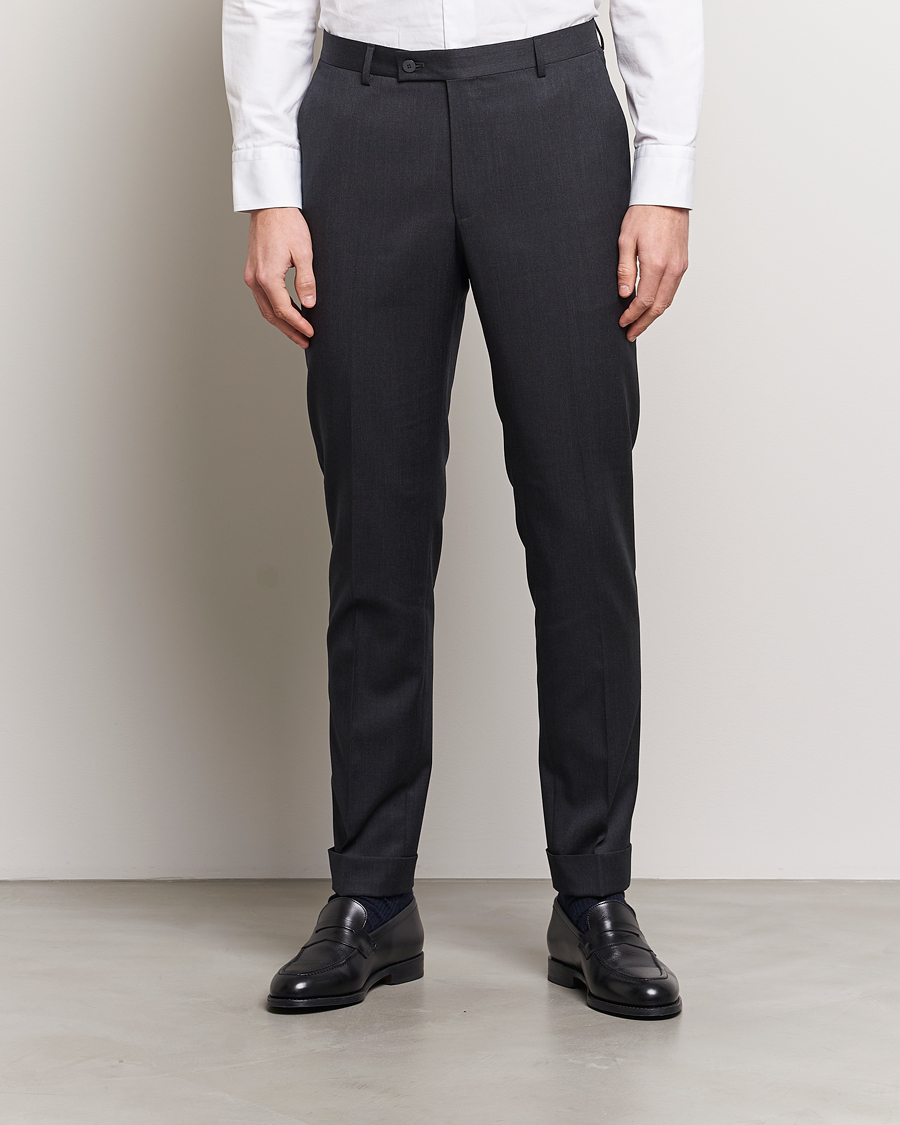 Men | Suit Trousers | Morris Heritage | Prestige Suit Trousers Grey