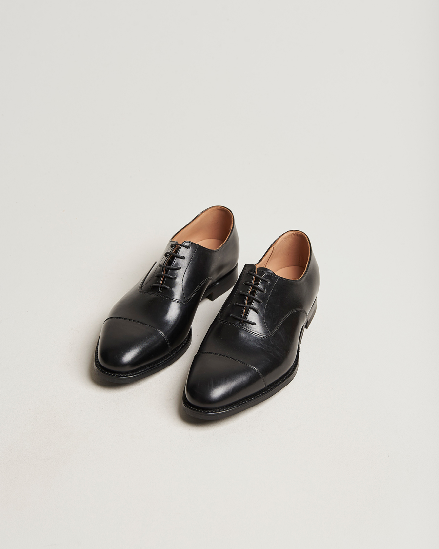 Men | Oxford Shoes | Crockett & Jones | Connaught 2 City Sole Black Calf