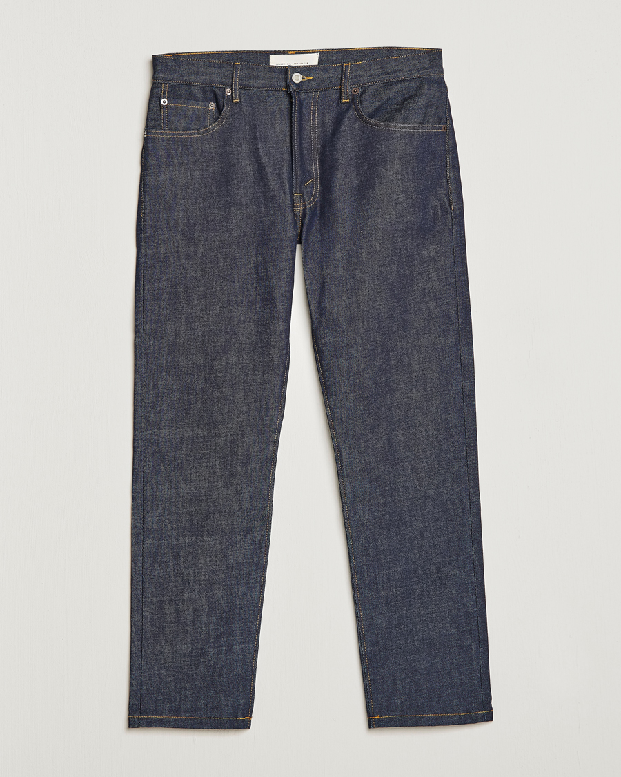Men | Trousers | Jeanerica | TM005 Tapered Jeans Blue Raw