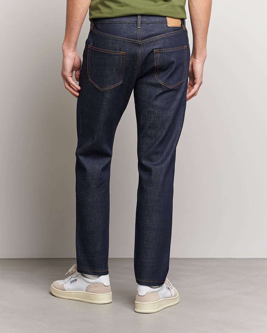 Men | Trousers | Jeanerica | TM005 Tapered Jeans Blue Raw