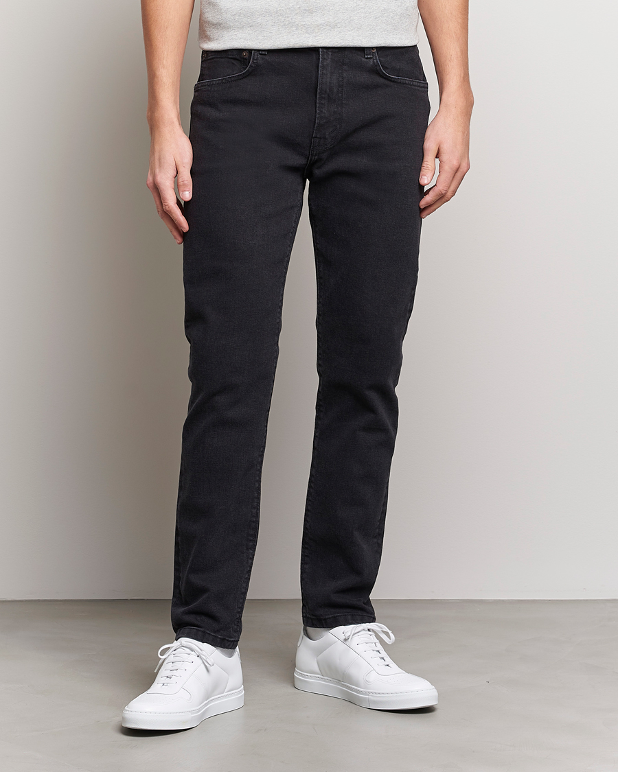Men | Tapered fit | Jeanerica | TM005 Tapered Jeans Black 2 Weeks
