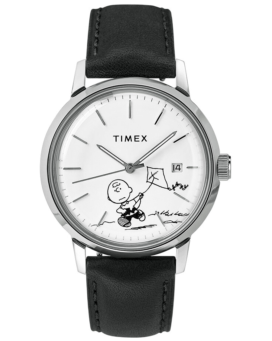 Timex Marlin Automatic Charlie Brown Black/White Dial at CareOfCarl.com