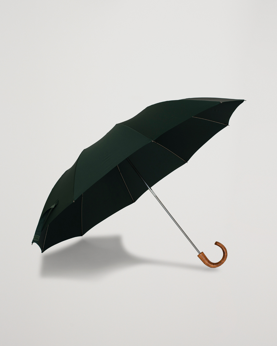 Men | Face the Rain in Style | Fox Umbrellas | Telescopic Umbrella  Racing Green
