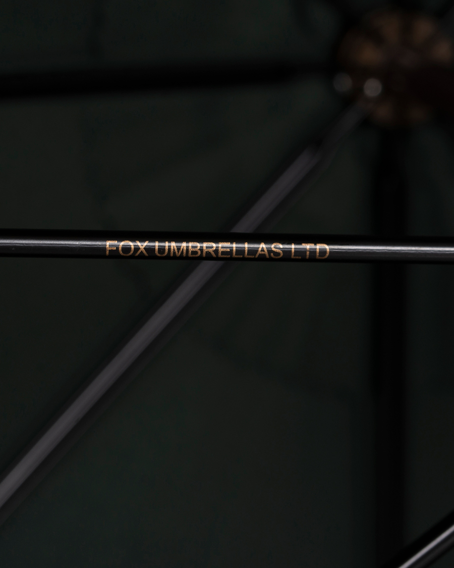 Men | Umbrellas | Fox Umbrellas | Polished Hardwood Umbrella Racing Green