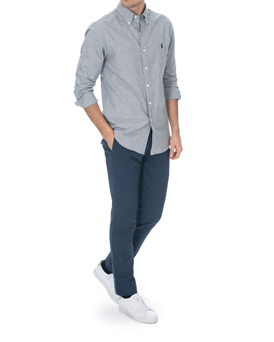 Men | Trousers | Polo Ralph Lauren | Slim Fit Stretch Hudson Chino Boston Navy