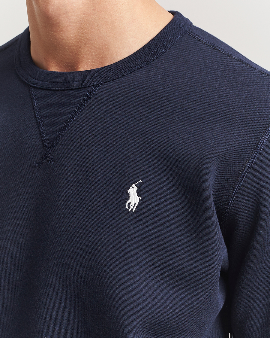 Men | Sweaters & Knitwear | Polo Ralph Lauren | Tech Crew Neck Sweatshirt Aviator Navy