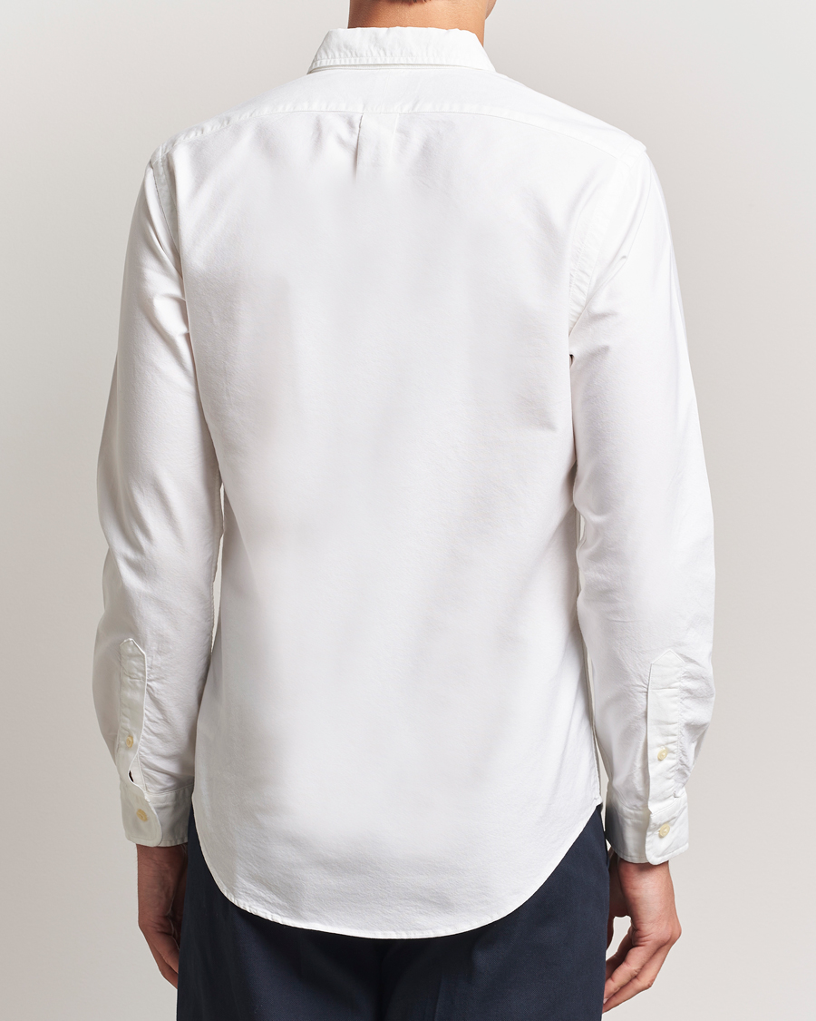 Men | Shirts | Polo Ralph Lauren | Slim Fit Garment Dyed Oxford Shirt White