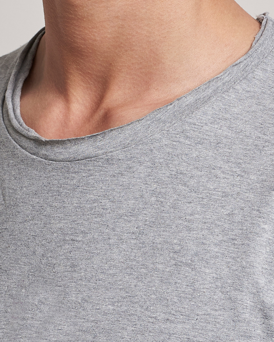 Men | T-Shirts | Bread & Boxers | Crew Neck Relaxed Grey Melange