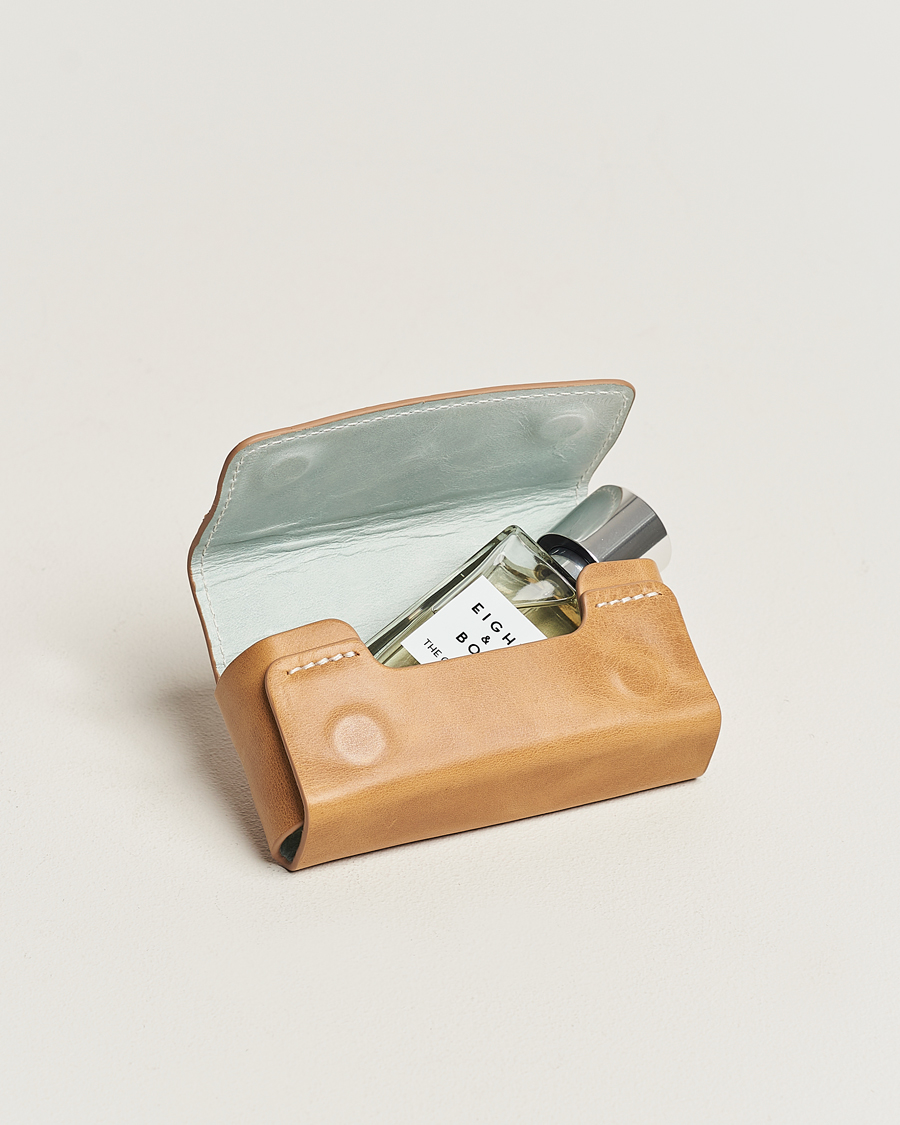 Men | Home | Eight & Bob | Perfume Leather Case Camel