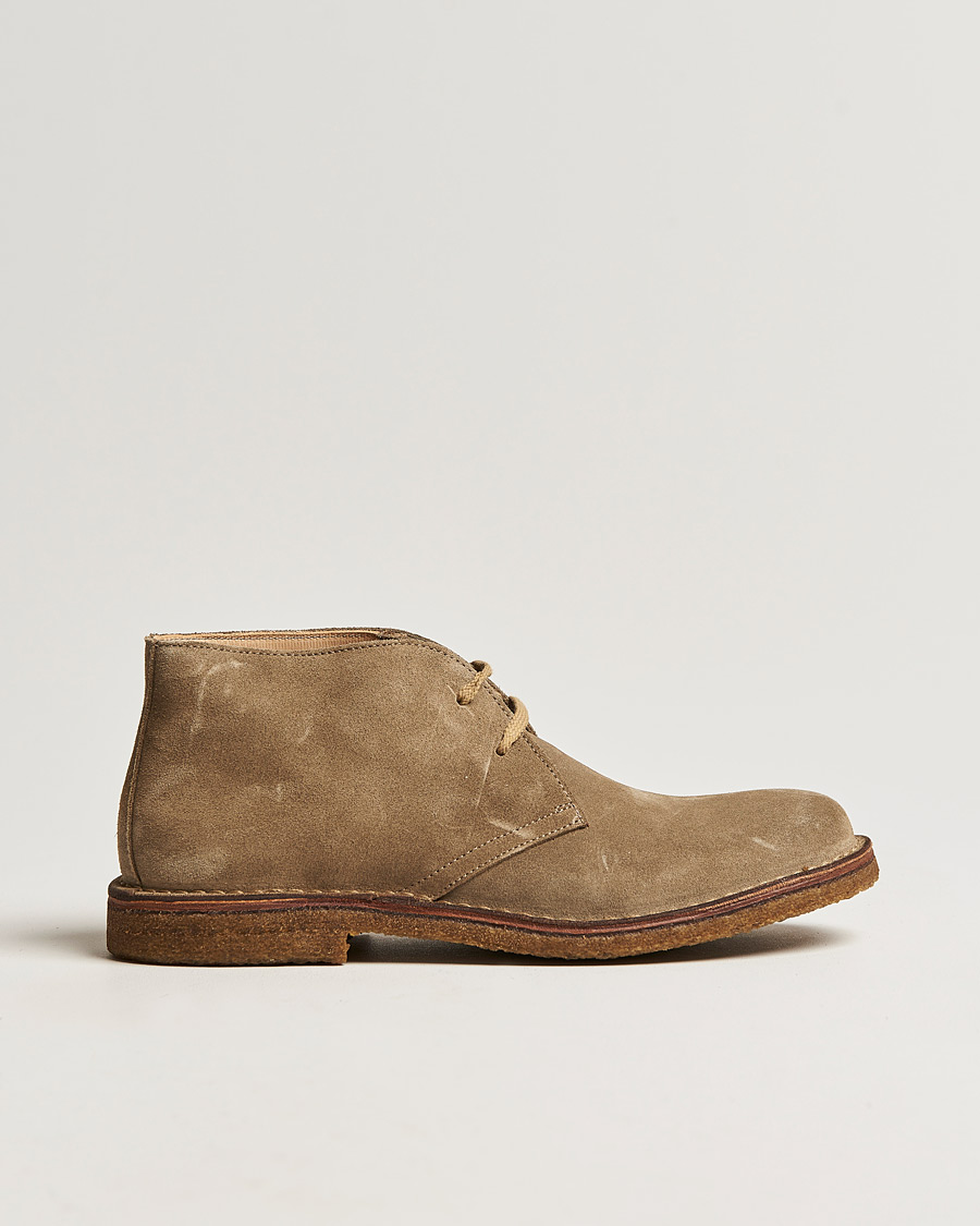 Men | Shoes | Astorflex | Greenflex Desert Boot Stone Suede