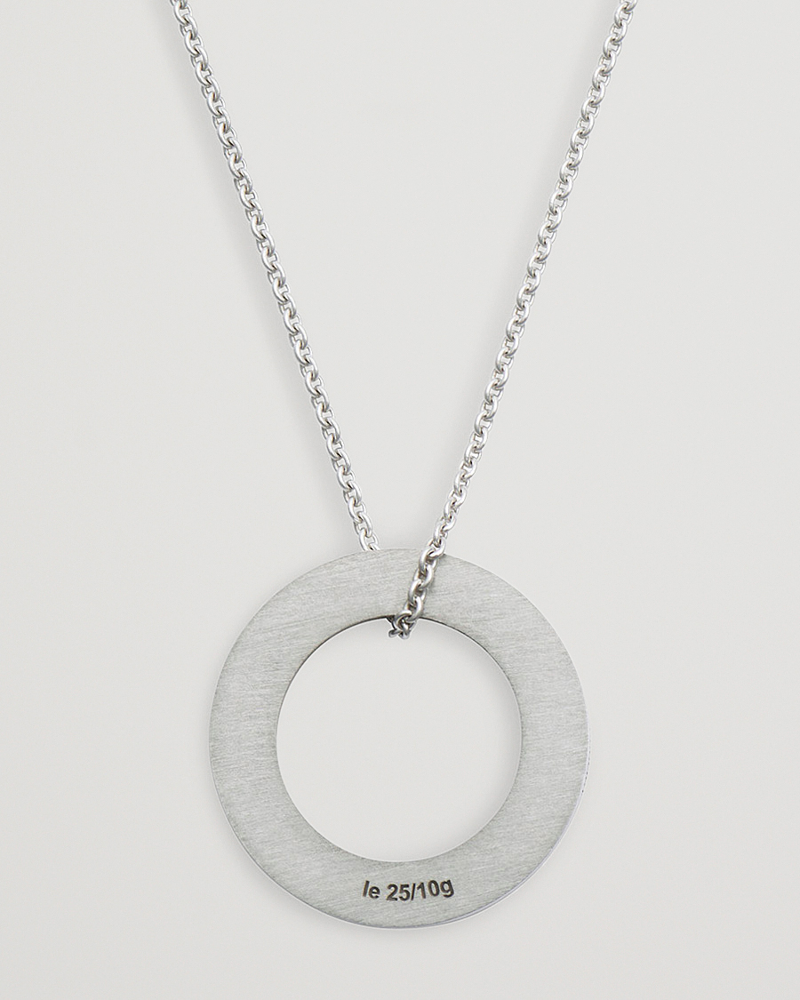 Men | Jewellery | LE GRAMME | Circle Necklace Le 2.5  Sterling Silver