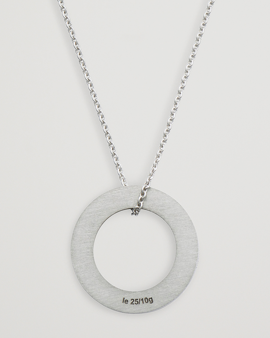 Men | LE GRAMME Circle Necklace Le 2.5 Sterling Silver | LE GRAMME | Circle Necklace Le 2.5 Sterling Silver
