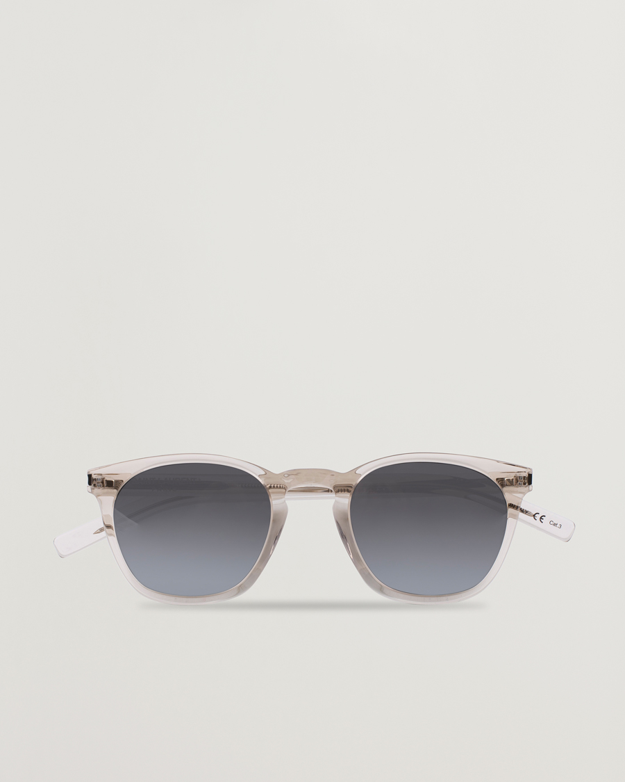 Men | Sunglasses | Saint Laurent | SL 28 Sunglasses Beige/Silver