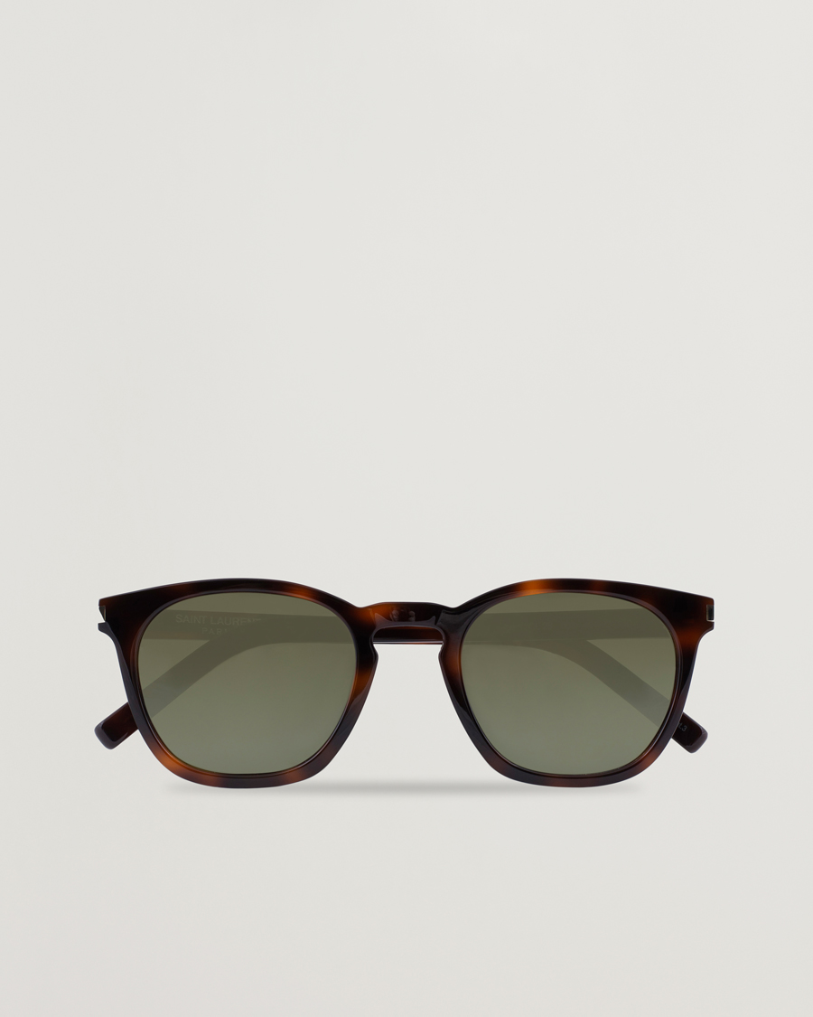 Men | Sunglasses | Saint Laurent | SL 28 Sunglasses Havana/Green