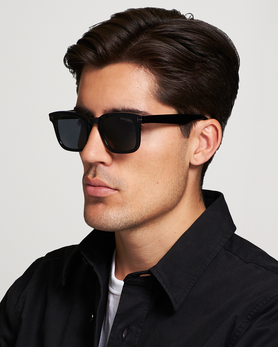 Men | Square Frame Sunglasses | Tom Ford | Dax TF0751-N Sunglasses Black