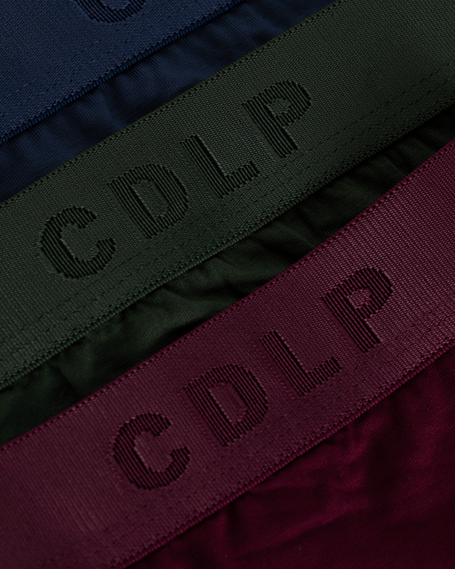 Men | Underwear & Socks | CDLP | 3-Pack Boxer Briefs Army Green/Navy Blue/Burgundy