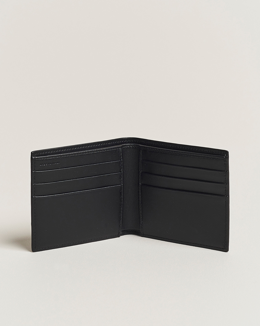 Men | Bi-fold & Zip Wallets | Smythson | Ludlow 6 Card Wallet Black