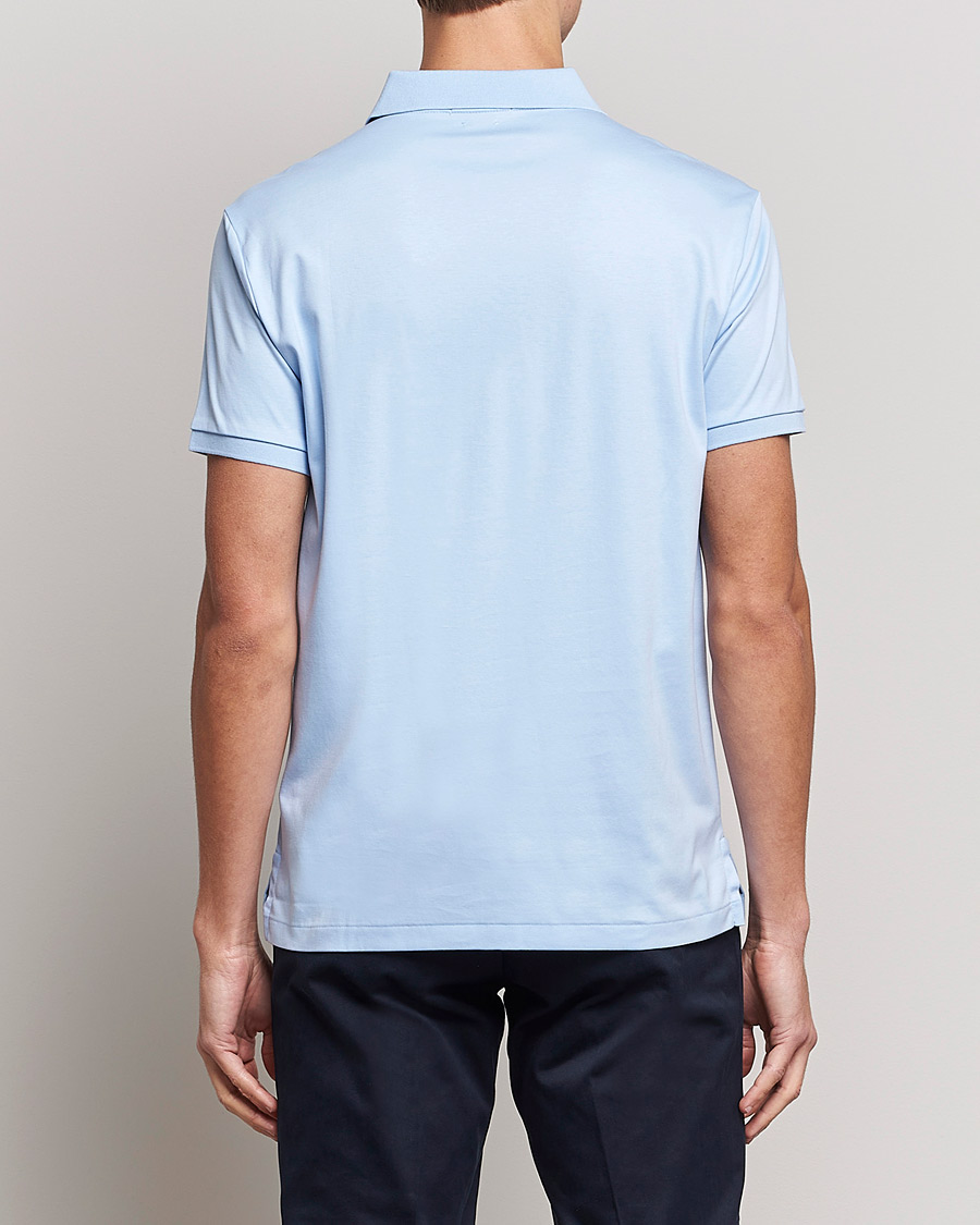 Men | Polo Shirts | Polo Ralph Lauren | Slim Fit Pima Cotton Polo Office Blue