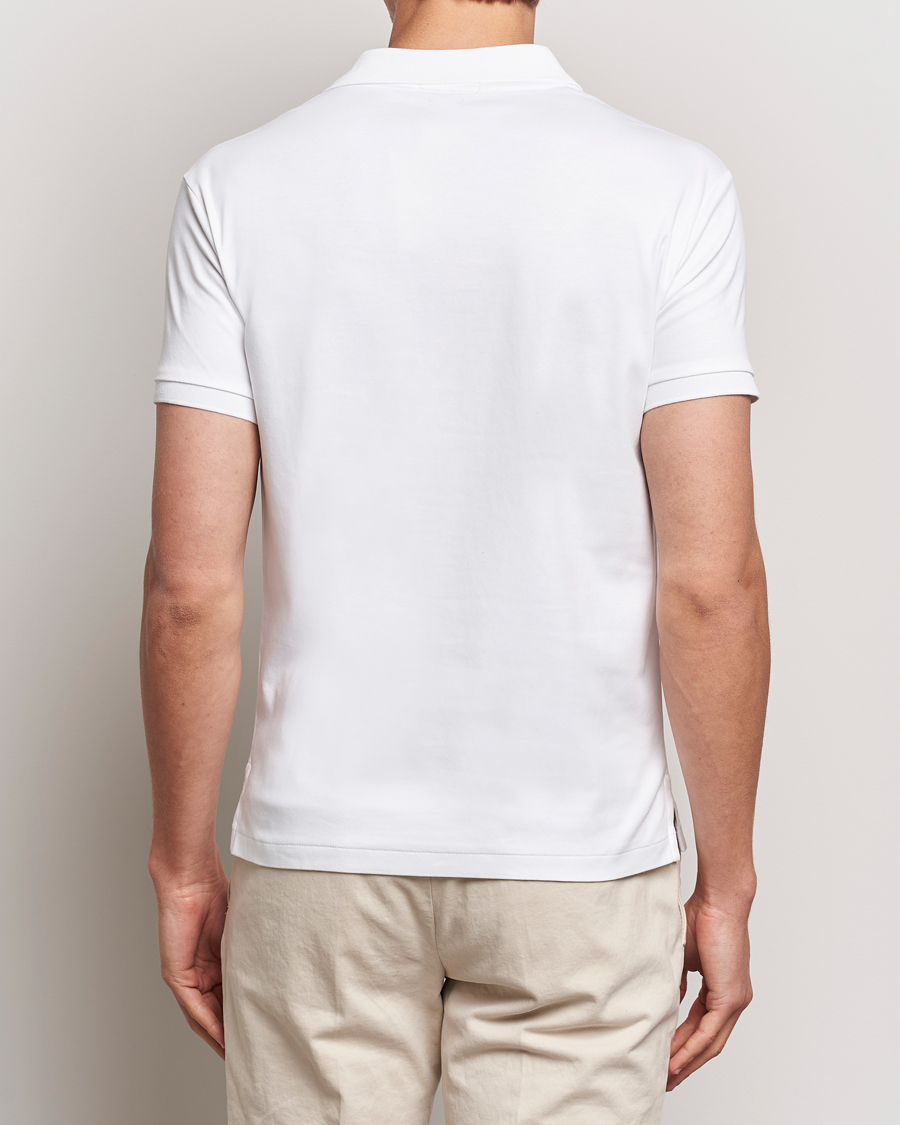 Polo Ralph Lauren Slim Fit Pima Cotton Polo White at CareOfCarl.com