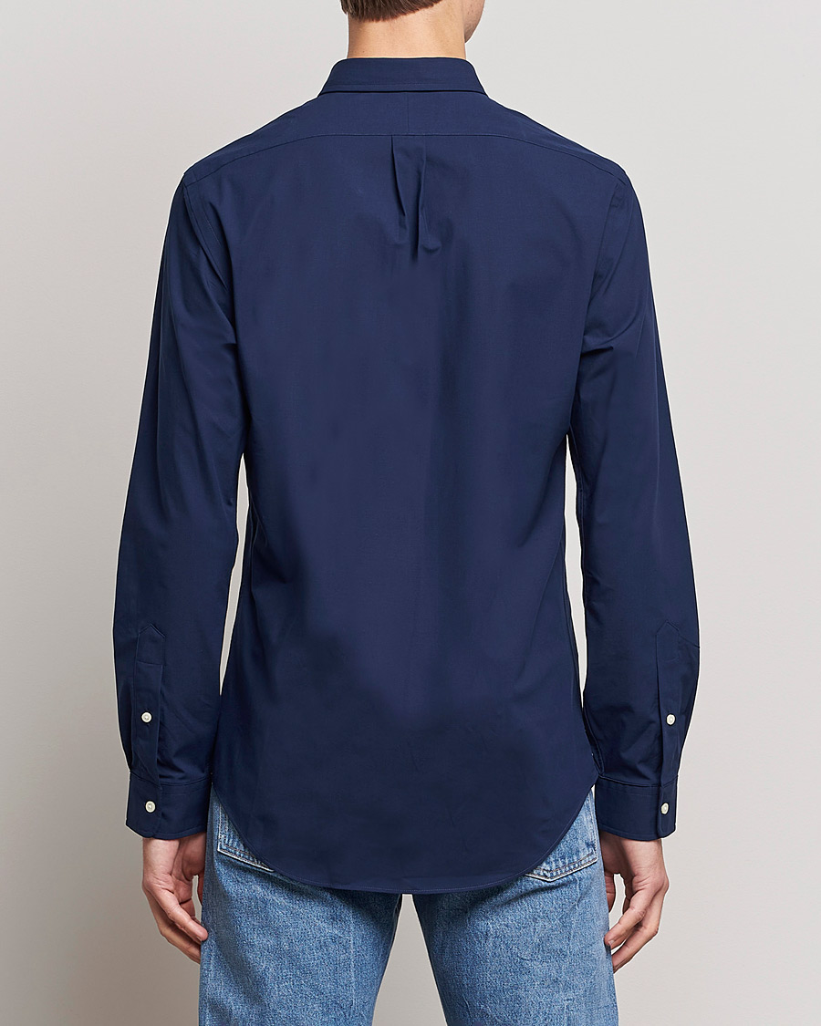 Men | Shirts | Polo Ralph Lauren | Slim Fit Shirt Poplin Newport Navy