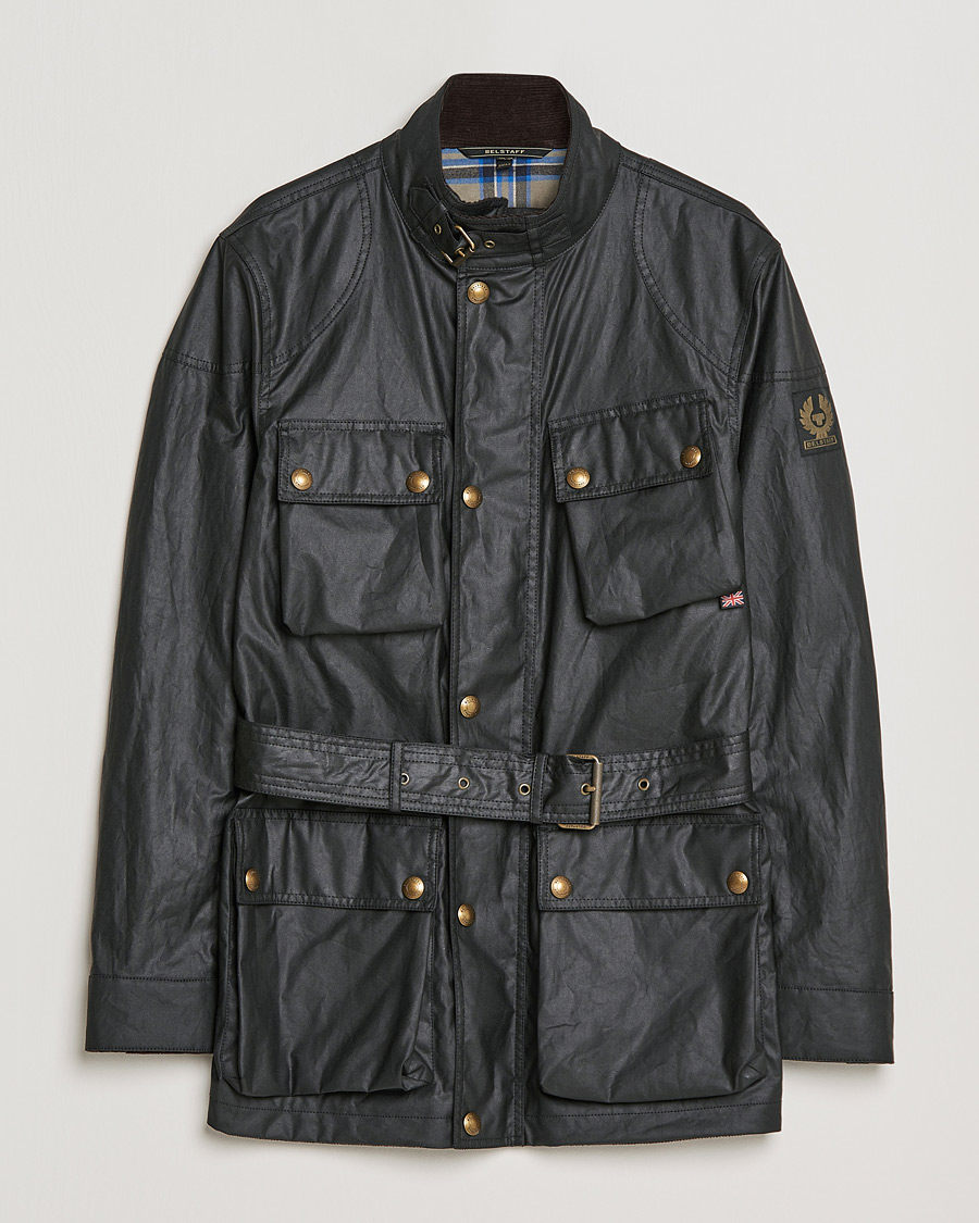 Men | Coats & Jackets | Belstaff | Trialmaster Waxed Jacket Black