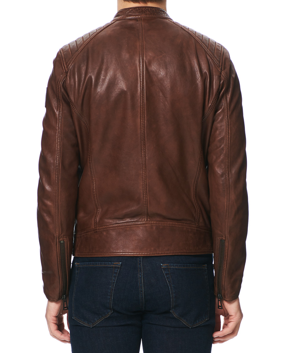 Men | Coats & Jackets | Belstaff | V Racer 2.0 Leather Jacket Light Brown