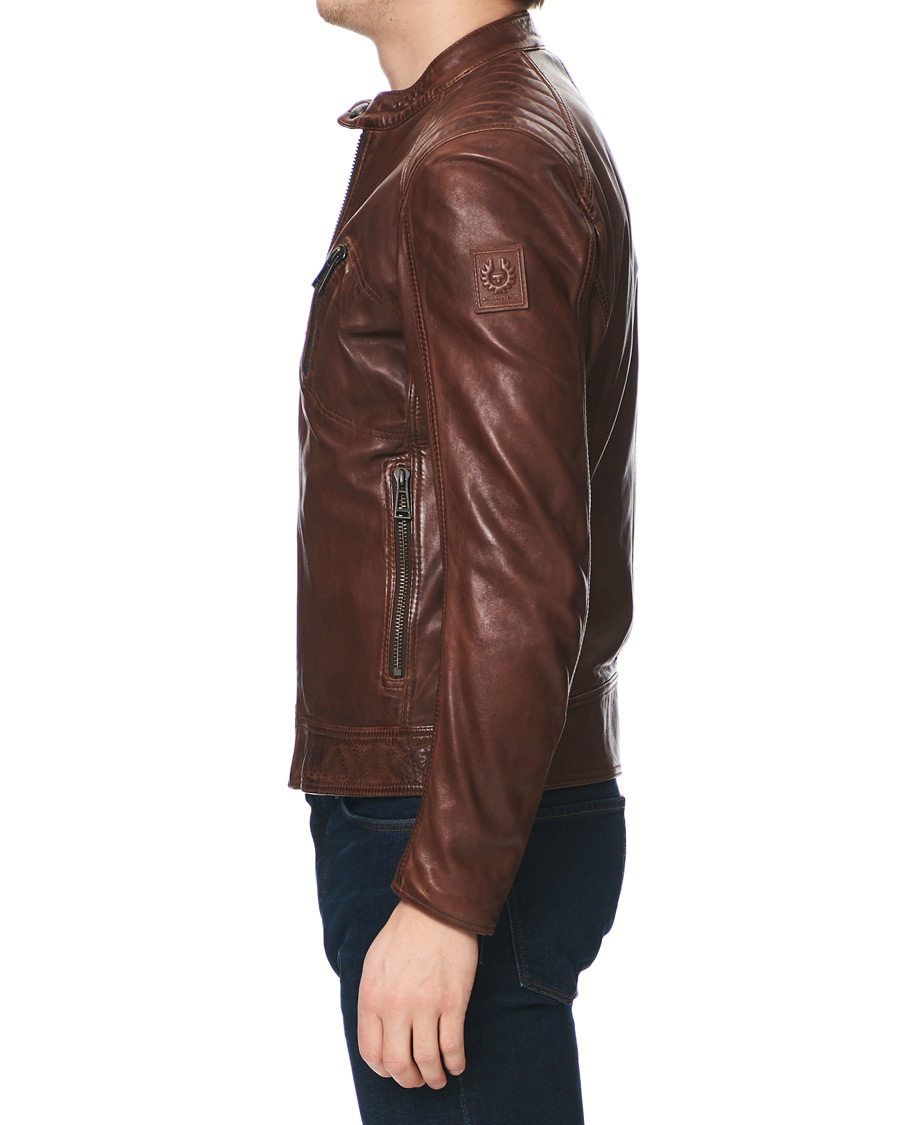 Men | Coats & Jackets | Belstaff | V Racer 2.0 Leather Jacket Light Brown