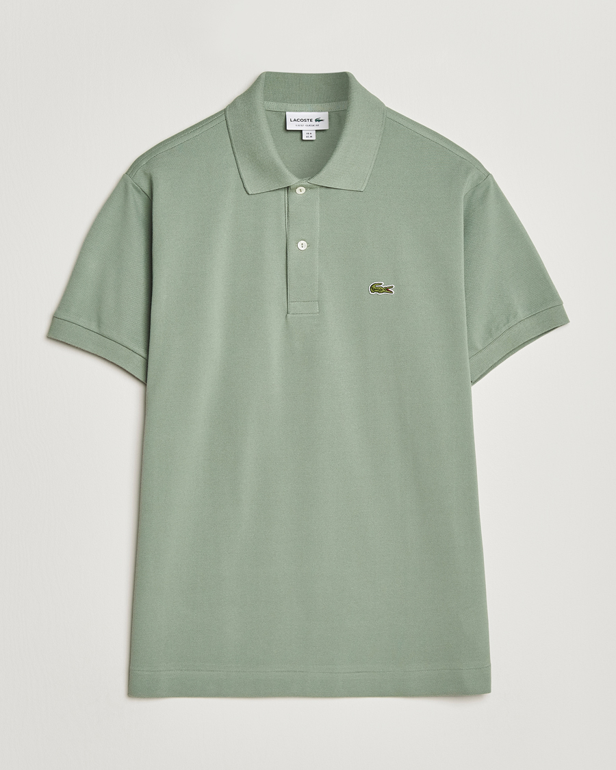 Men | Polo Shirts | Lacoste | Original Polo Piké Thyme Green