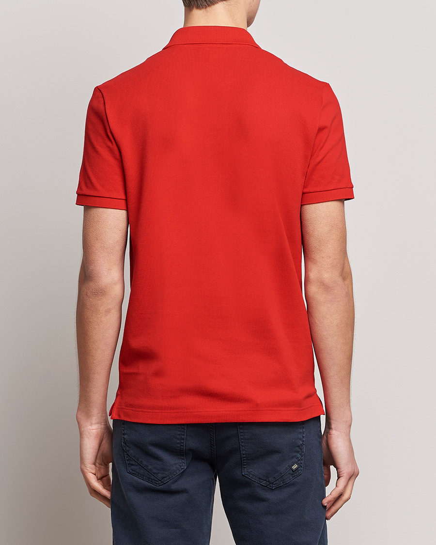 Men | Short Sleeve Polo Shirts | Lacoste | Slim Fit Polo Piké Red