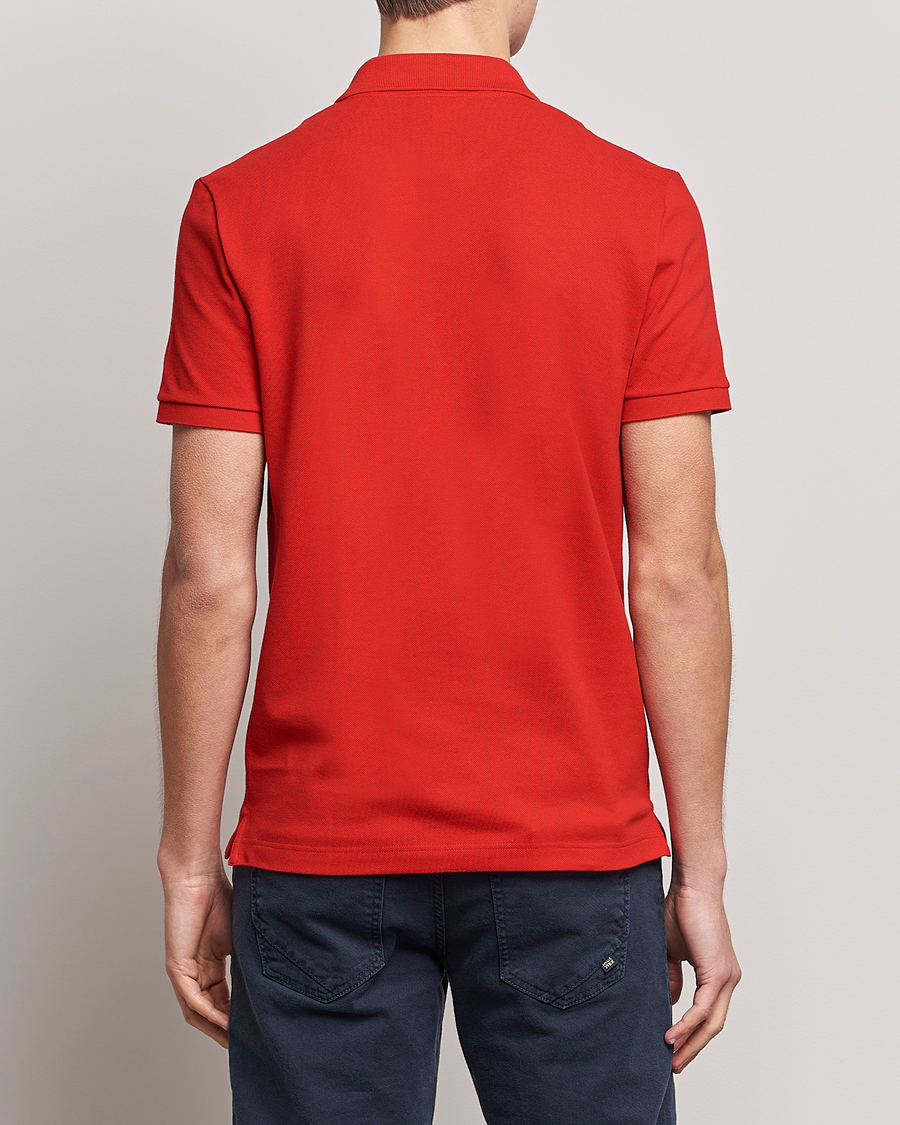 Men | Polo Shirts | Lacoste | Slim Fit Polo Piké Red