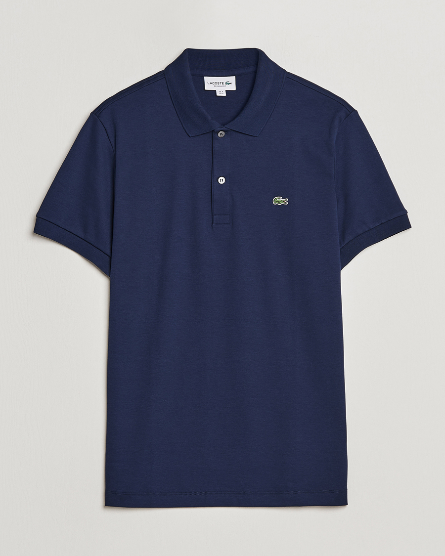 Men | Polo Shirts | Lacoste | Pima Interlock Piké Navy