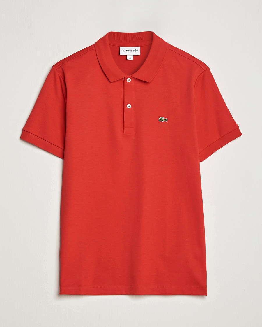 Men | Polo Shirts | Lacoste | Pima Interlock Piké Red