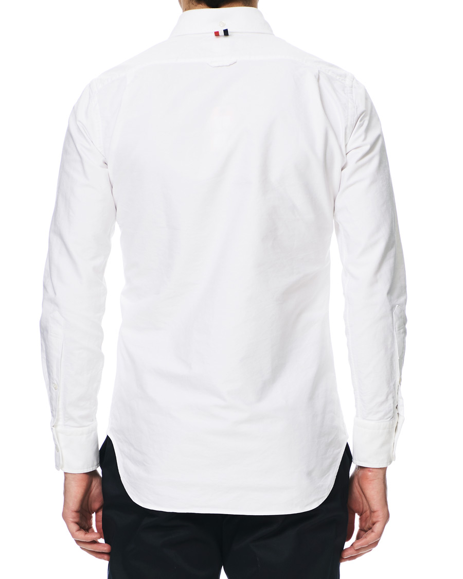 Men | Shirts | Thom Browne | Contrast Oxford Button Down Shirt White