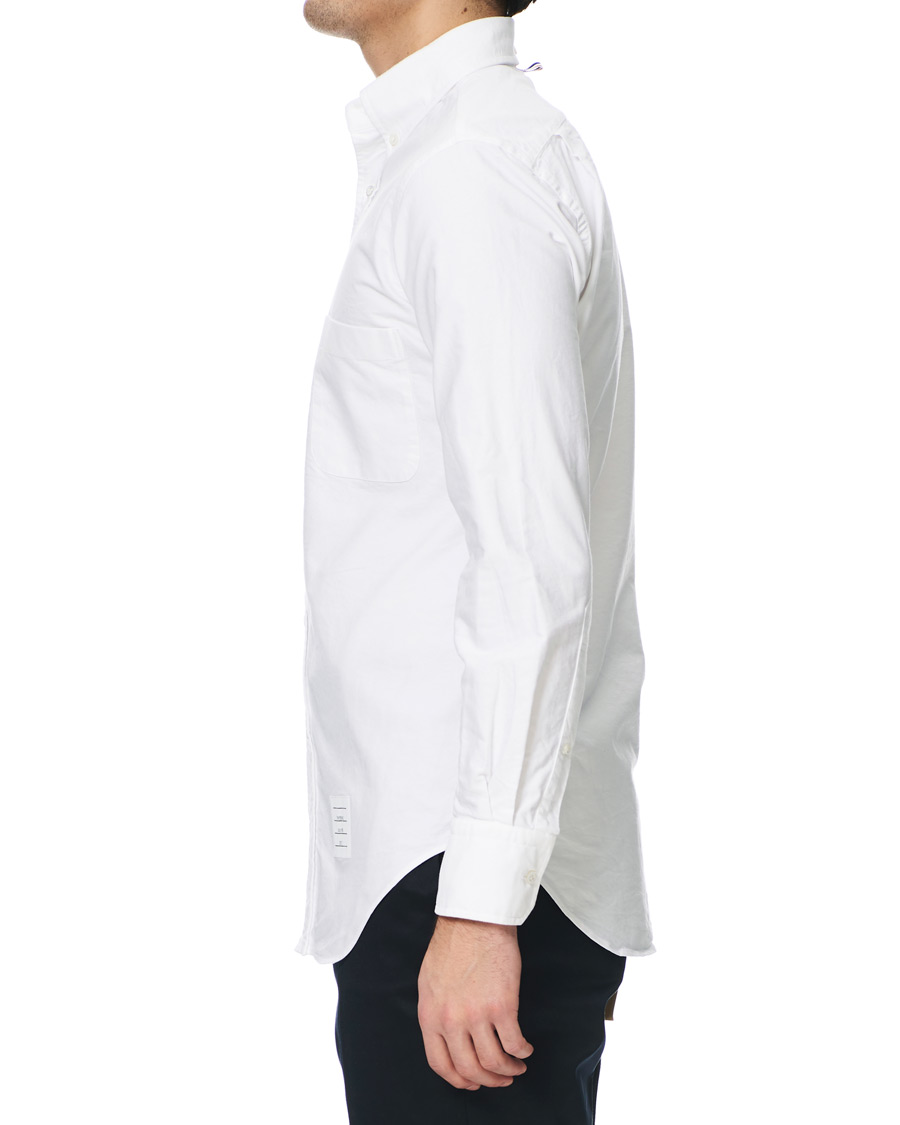 Men | Shirts | Thom Browne | Contrast Oxford Button Down Shirt White
