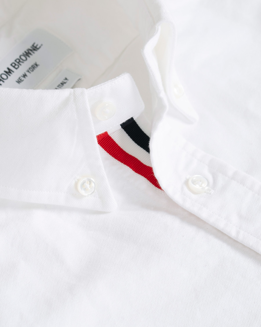 Men | Shirts | Thom Browne | Contrast Oxford Button Down Shirt White