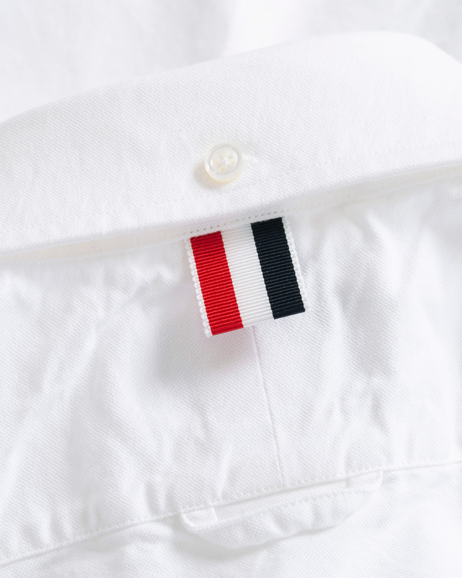 Men | Shirts | Thom Browne | Contrast Oxford Button Down Shirt White